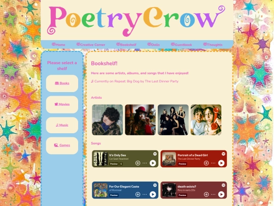bookshelf-music screenshot