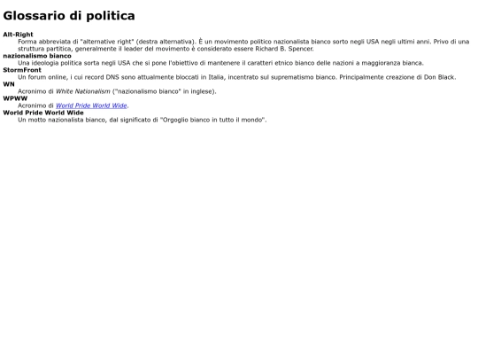 glossario-politico screenshot