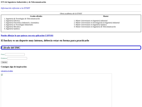 ejercicios/Index screenshot