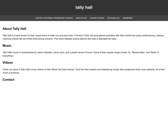 tallyhall screenshot