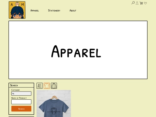 t-shirt screenshot