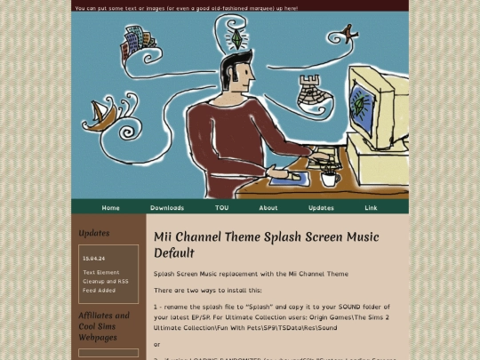 downloads/miisplashmusic screenshot