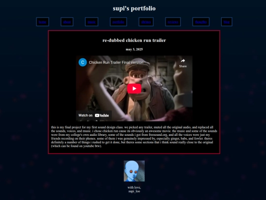 portfolio/chickenrun screenshot