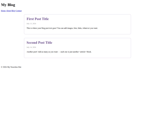 blog screenshot