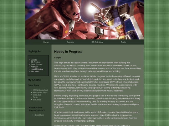 Gunpla screenshot