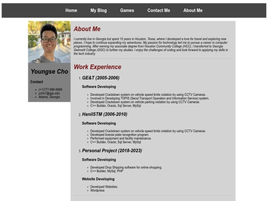 aboutme screenshot