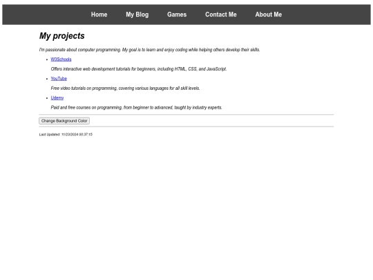 projects screenshot