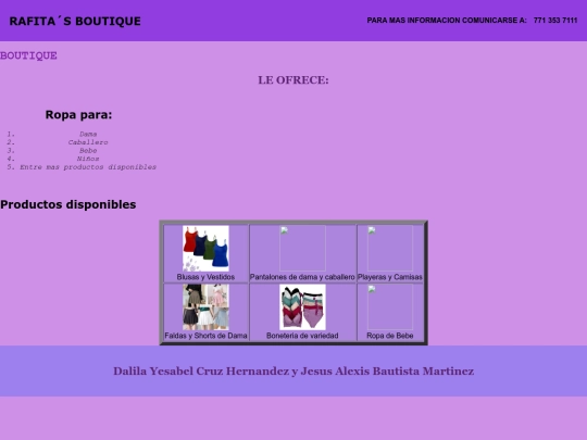 rafita's/index.2 screenshot