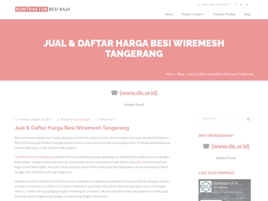 jual-wiremesh-tangerang screenshot