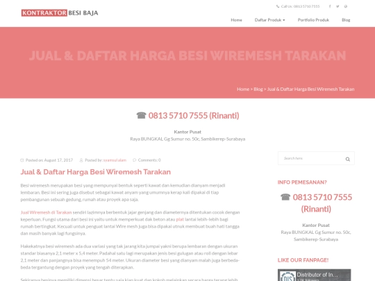 jual-wiremesh-tarakan screenshot