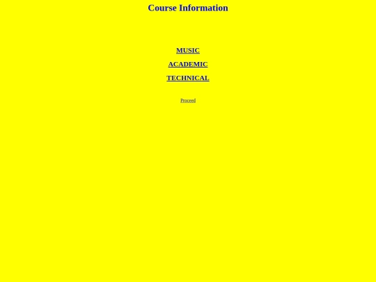 School Course Information screenshot