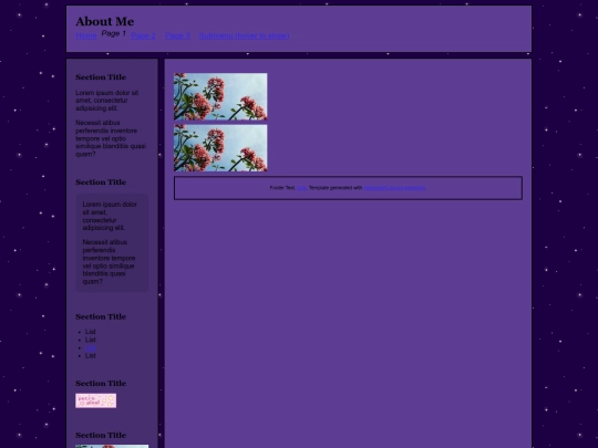 Page1 screenshot