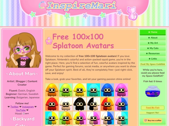 goodies-100x100-splatoon-avatars screenshot