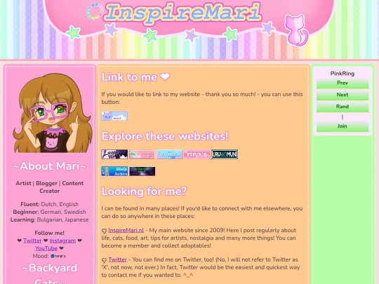 links screenshot