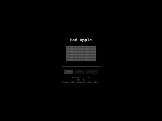 fun/badapple screenshot