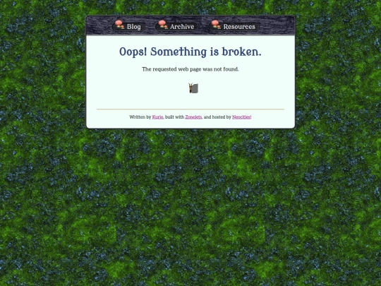 blog/not_found screenshot