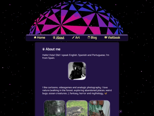 homepage/about screenshot