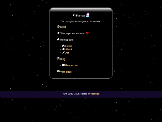 sitemap screenshot