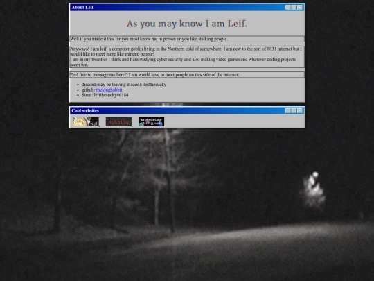 pages/about screenshot