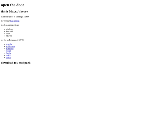 index screenshot