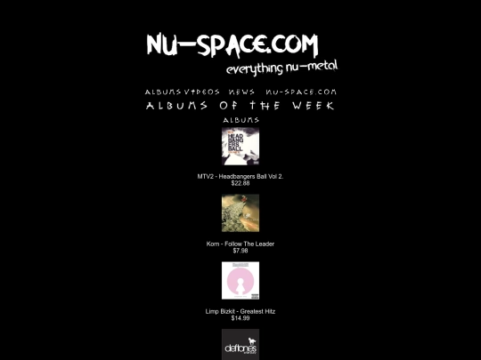 albumsnew screenshot