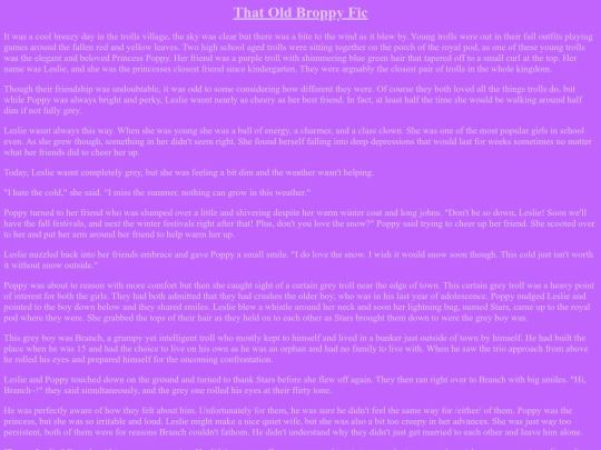 FANFIC GRAVEYARD/Broppy Fic/fanfindex screenshot