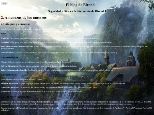 Amenazas screenshot