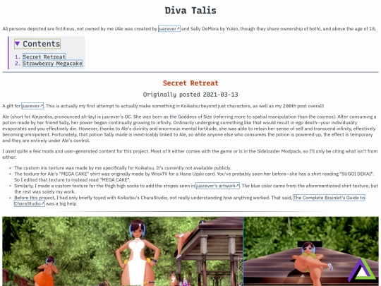 works/diva_talis screenshot
