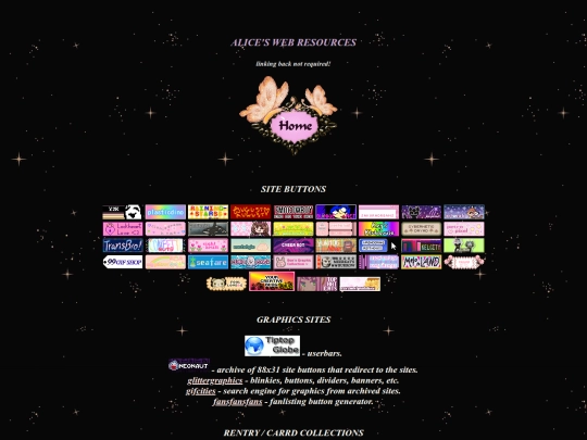 links screenshot