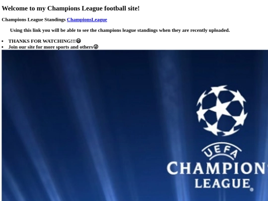 ChampionsLeagueFootbal screenshot