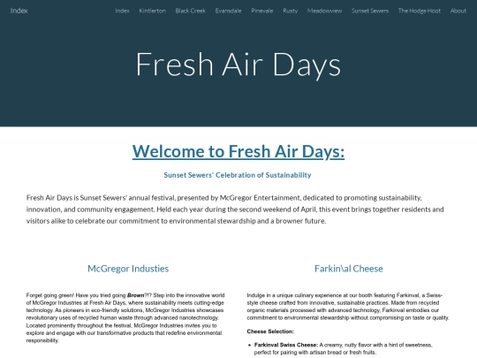 Fresh Air Days screenshot