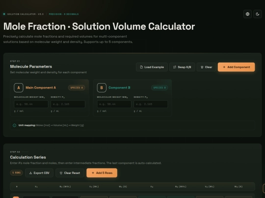 Mole_Fraction_Calculator_v2 screenshot