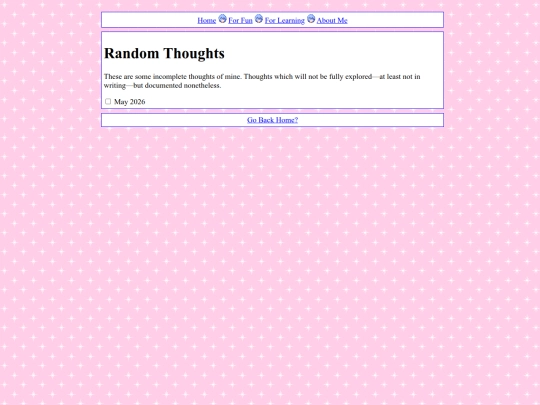 fun/thoughts screenshot