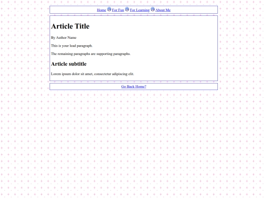 learning/article screenshot