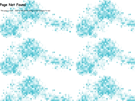 not_found screenshot