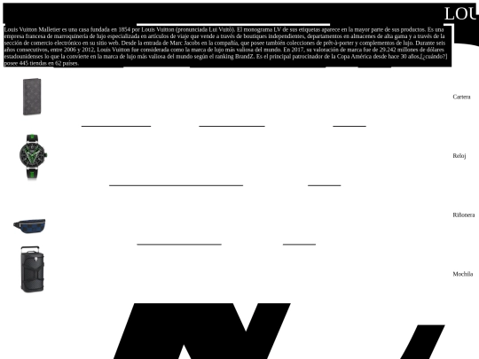 trabajofinal/louisvoutton screenshot