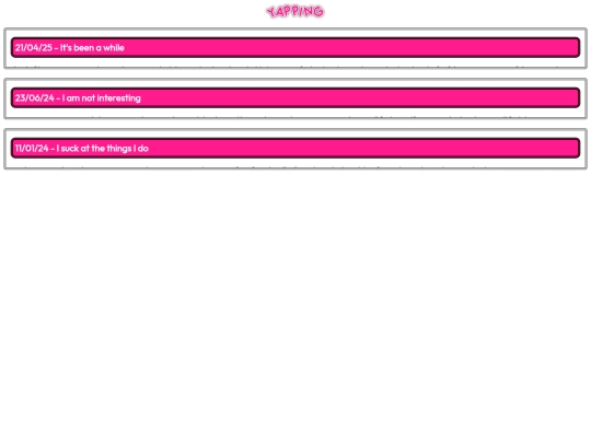 blog/yapping screenshot