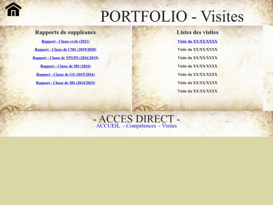 html/Visites screenshot