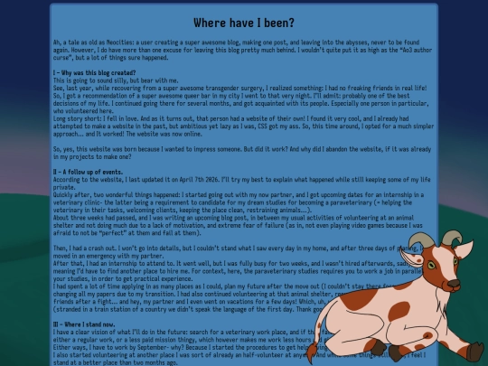 blog-wherehaveibeen screenshot
