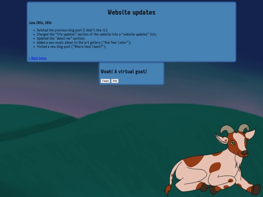 websiteupdates screenshot
