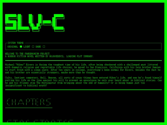index screenshot