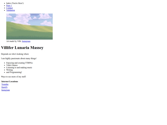 index screenshot