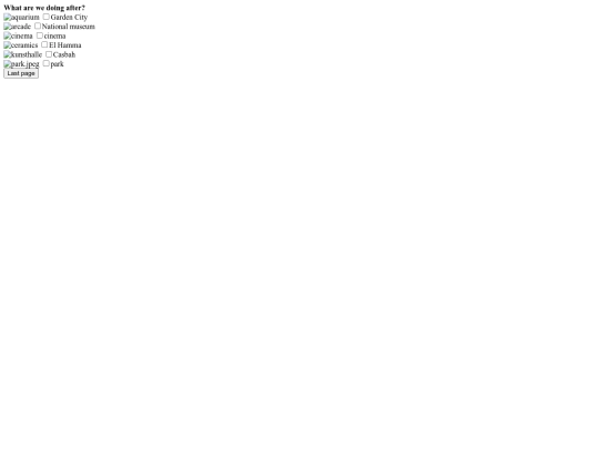 activities screenshot