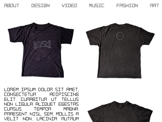 fashion screenshot