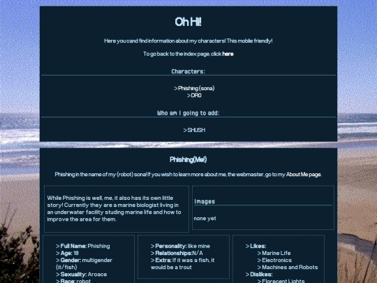 Characters/landtest screenshot