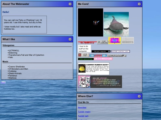 aboutme screenshot