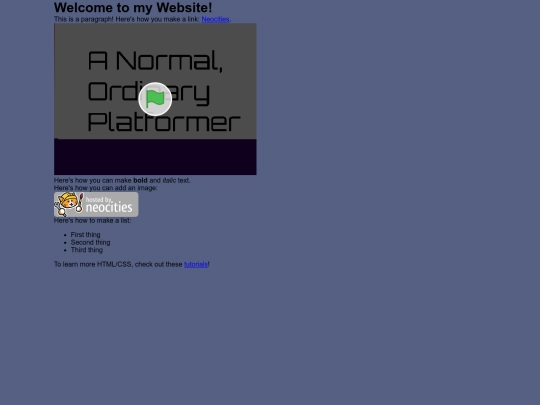 test screenshot