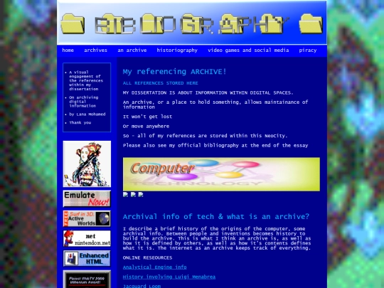 REFERENCINGARCHIVE screenshot