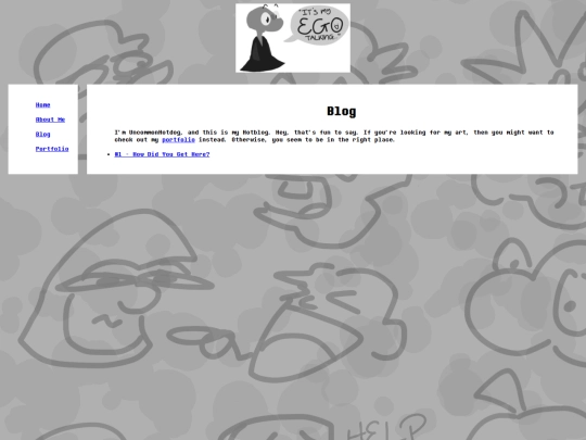 blog screenshot