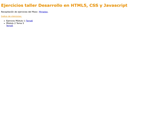 index screenshot